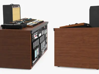  Console with Sound Recording Equipment 