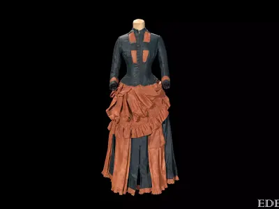 The street dress 3D model