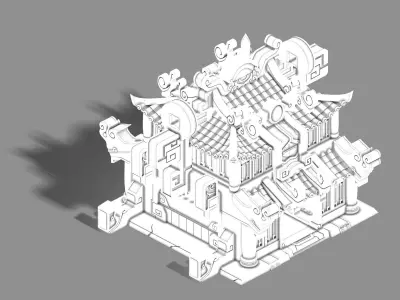 Game Gang Construction - Senior Vault 3D model