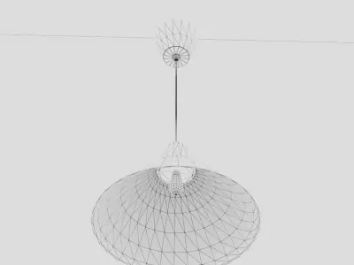 Modern Hanging Lamp Low-poly 3D model