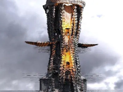 Fusion Core Towers  3D model