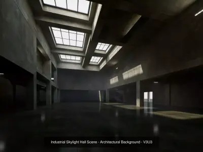 Skylight brutalist Architectural Background pack I - V3