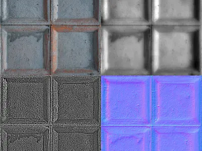 concrete tile set 01   Texture