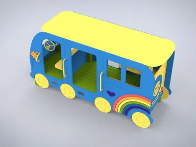 Playground for kids 3D model order