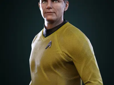 Kelvin Christopher Pike For G8M 3D model