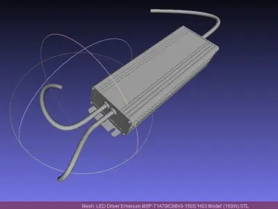 LED Driver Emerson MSP-T1A70IC88V0-150S - H03 Model - 150W Free 3D model