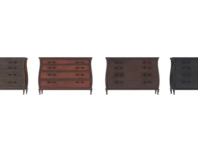 Chest of Drawers - Floor Cabinet Low-poly 3D model