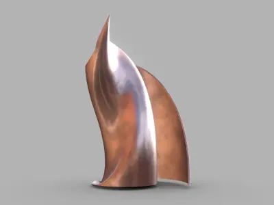 Weird Building Copper 3D model