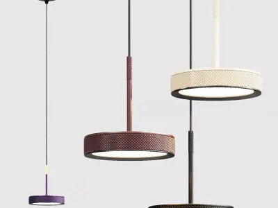 Single chandelier and pendant lamp LuxHolic 1395D01 3D model