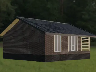 BRICK HOUSE 3D model buy