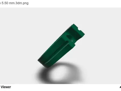 Men Ring With Diamond Cut Center 3D print model
