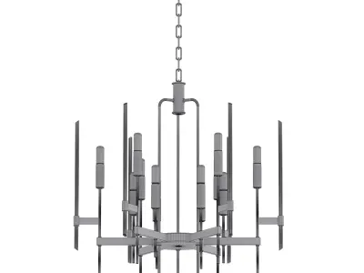 Hudson Valley Bari 12 Light Chandelier 3D model