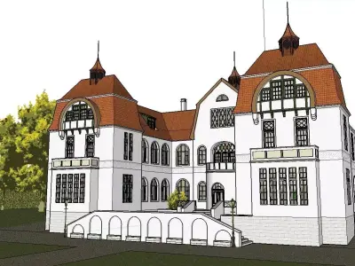 vacation spot-Resort-Fashion Leisure Hotel-0138 3D model