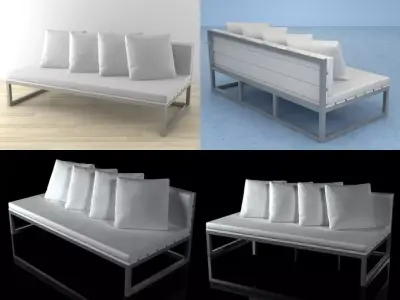 Saler sofa modules 3D model