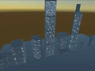 Polygon City Buildings Pack2 Low-poly 3D model