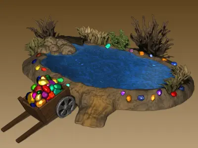 Heroes 3 resource mines miniatures collection 3D print model