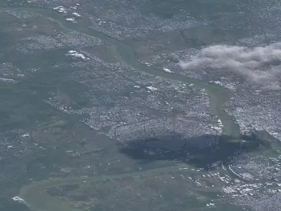 Kolkata India City Landscape 3D Model 3D model