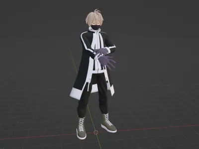 Jin Kougasaki  - TOUGEN ANKI 3D model
