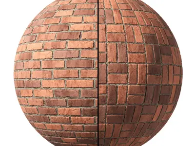 Brick Wall PBR Material 01 Texture
