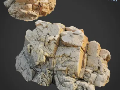 Cliff pack E bundle 3D model