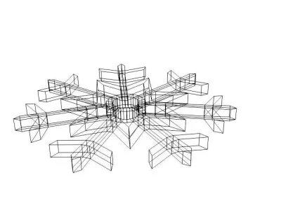 Snowflake - Type 3 3D model
