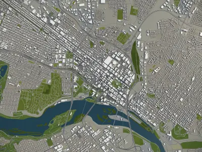 Richmond  Low-poly 3D model