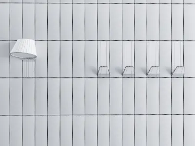 ceramic functional tiles 3D model