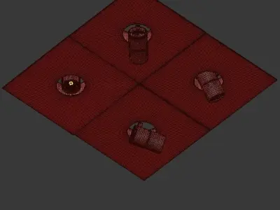 Track Light Fixtures 3D model purchase