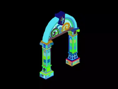 Moon City - Portal 12 3D model