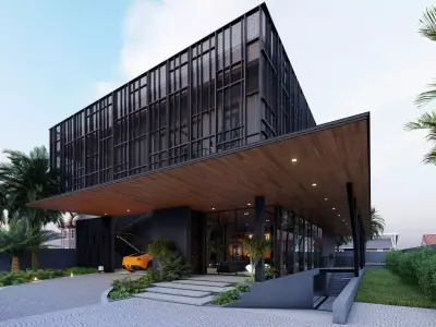 911 Villa Revit Model 3D model