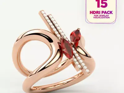 Studio HDRI Maps for Jewelry Rendering Pack2 Texture