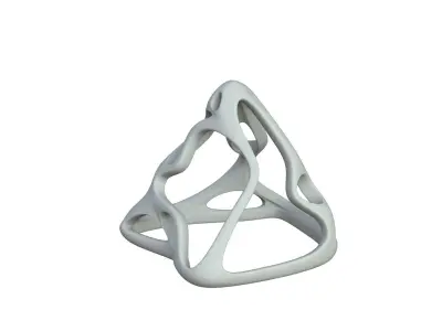 SciFi Cube Object No 62896 Low Poly Shape Low-poly 3D model