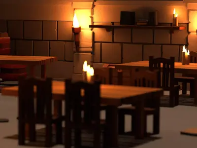 Dungeon Asset Pack Free low-poly 3D model