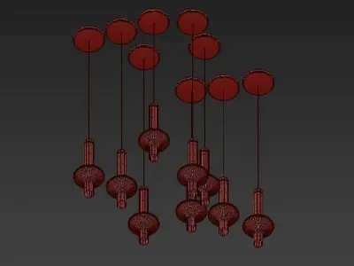 Wonder Suspension Lamp by Penta 3D model