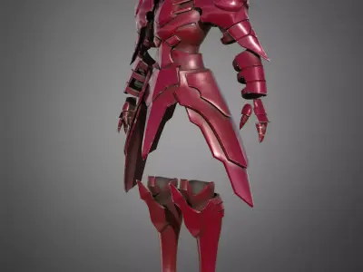 Overlord Shalltear Bloodfallen Armor for Cosplay 3D print model