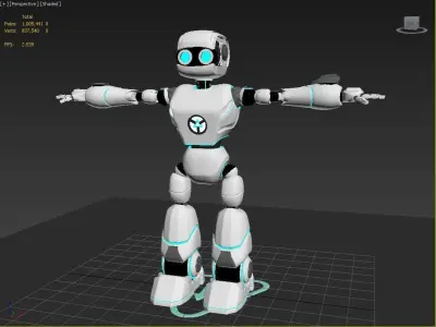 Space Robot 1 3D model