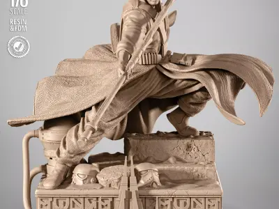 STAR WARS Chirrut Imwe Sculpture 3D print model