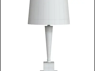 Possini Euro Design Wayne Modern Table Lamps 3D model