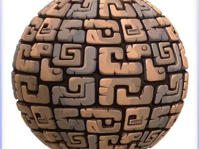  Stylized Wall Seamless Texture Texture 9