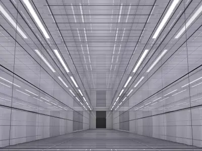 Sci Fi Interior 3D model