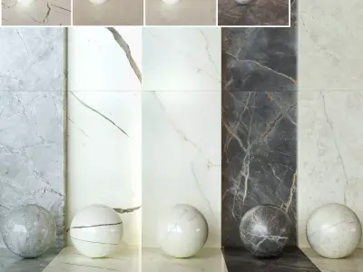 Atlas Concorde Marvel X - Multi-Format Marble -Set of 34 Texture