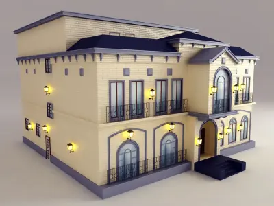 Two Houses  3D model