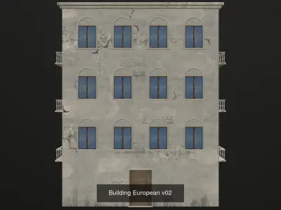 Closed Building Pack Urban City Modular Collection 