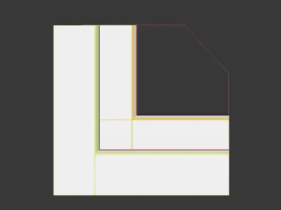 window section Free 3D model