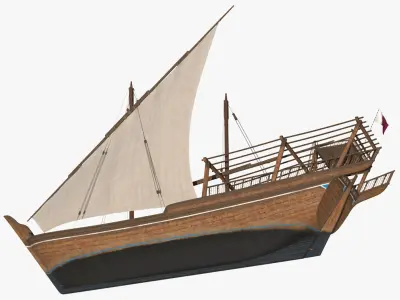  Qatar Traditional Boat 