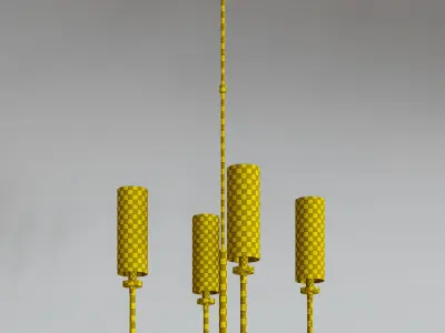 Ziyi small chandelier 3D model