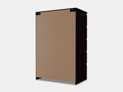 MALM Chest of 6 drawers 4 Low-poly 3D model