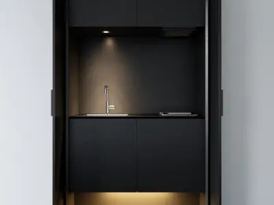 Affilato Hide Kitchen 3D model