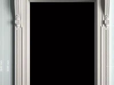  cnc door processing Low-poly 3D model