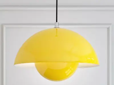 Suspended lamp flower pot diameter 25 3D model